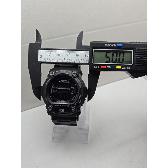 Casio G Shock GW 7900B Tough Solar Multi Band 6 Atomic Black Digital Mens Watch - Picture 6 of 12